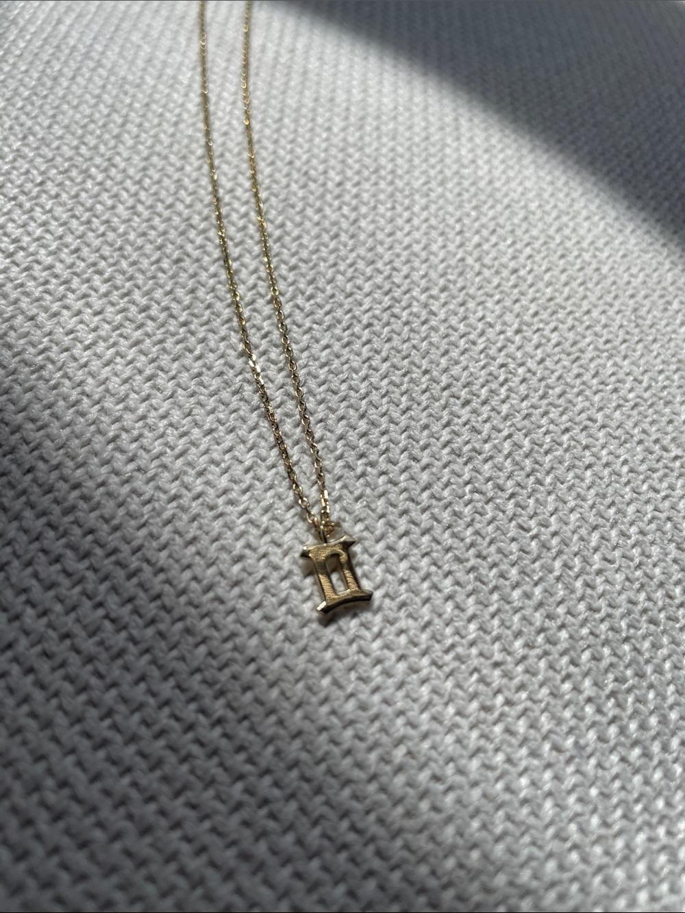 Aurate Gemini Zodiac Necklace - Picture 3 of 7